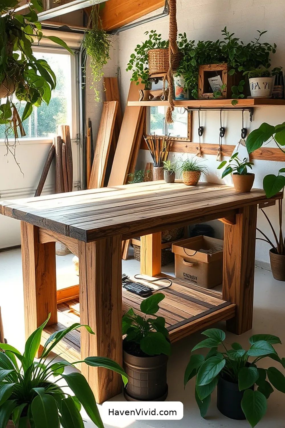 Create Eco-Friendly Garage Living Using Recycled Wood 7 Building a Workbench From Recycled Wood for Create Eco-Friendly Garage Living Using Recycled Wood