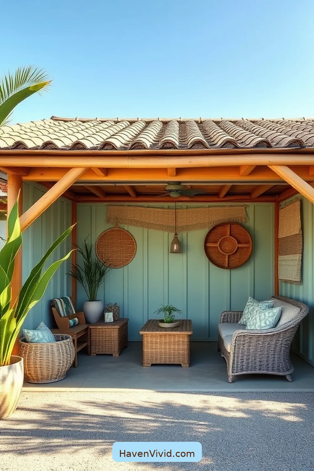 Create a Coastal Living Garage Using Bamboo: a Step-By-Step Guide 7 Incorporating Coastal Colors and Textures for Create a Coastal Living Garage Using Bamboo: a Step-By-Step Guide