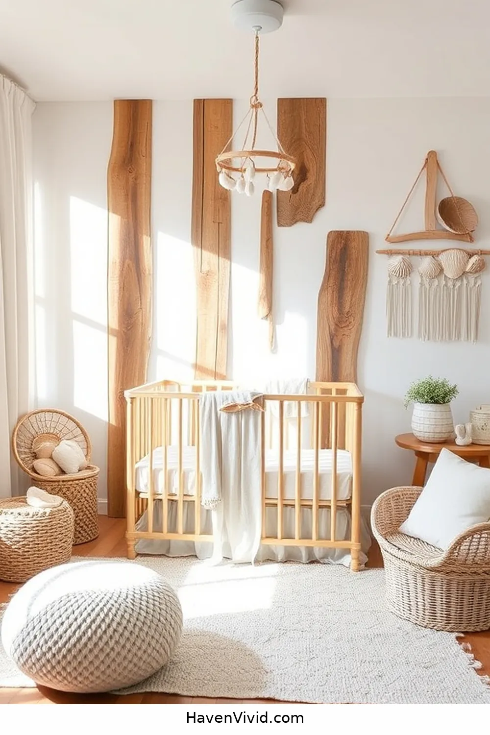 Create a Coastal Living Nursery Using Recycled Wood 6 DIY Decorative Accents for Create a Coastal Living Nursery Using Recycled Wood