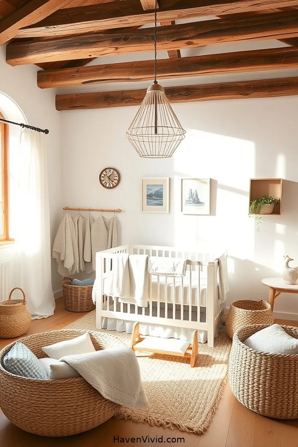 Create a Coastal Living Nursery Using Recycled Wood 5 Incorporating Natural Textures for Create a Coastal Living Nursery Using Recycled Wood