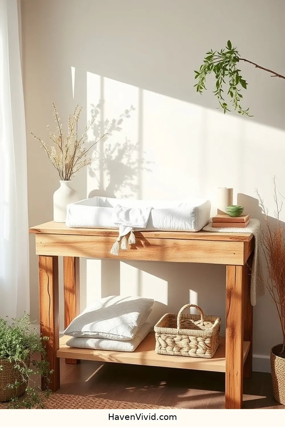Create a Cozy Farmhouse Nursery Using Recycled Wood 6 Crafting a Beautiful Changing Table From Recycled Wood for Create a Cozy Farmhouse Nursery Using Recycled Wood