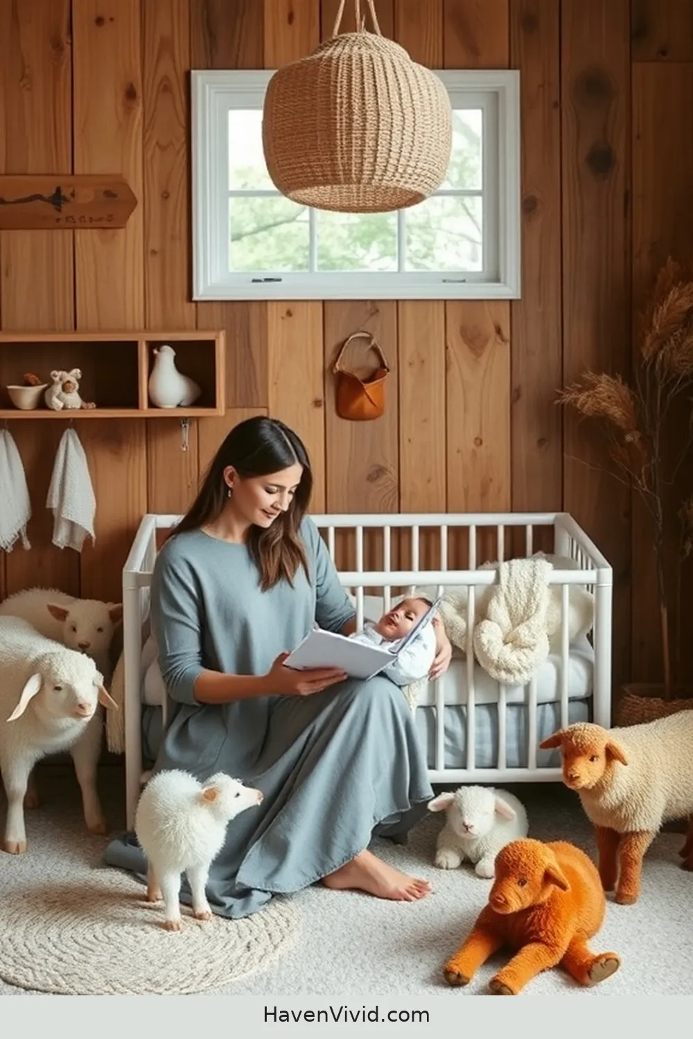 Create a Cozy Farmhouse Nursery Using Recycled Wood 14 Final Touches: Bringing the Whole Look Together for Create a Cozy Farmhouse Nursery Using Recycled Wood