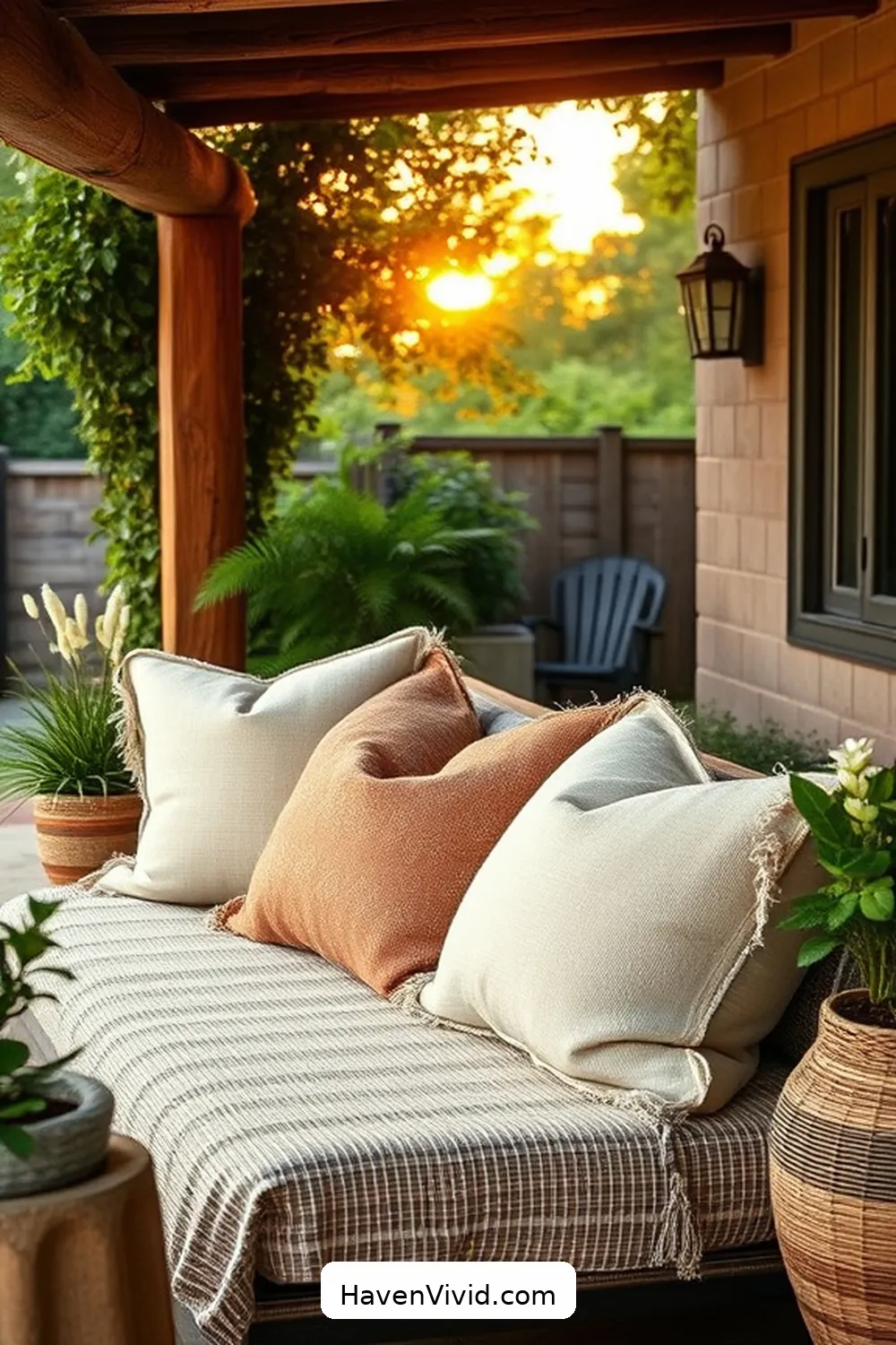 Create a Cozy Outdoor Patio for Farmhouse Living Using Organic Cotton 6 Incorporating Organic Cotton Throw Pillows for Create a Cozy Outdoor Patio for Farmhouse Living Using Organic Cotton
