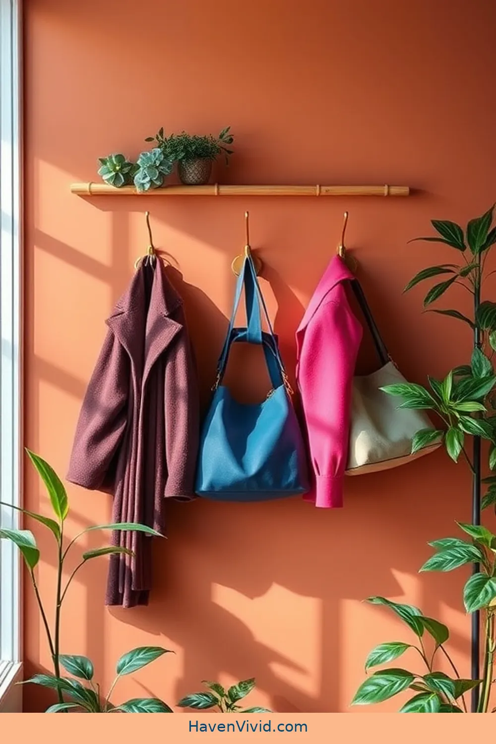 Create a Family-Friendly Entryway Using Bamboo: 3 Ways 3 Stylish Bamboo Hooks for Coats and Bags for Create a Family-Friendly Entryway Using Bamboo: 3 Ways