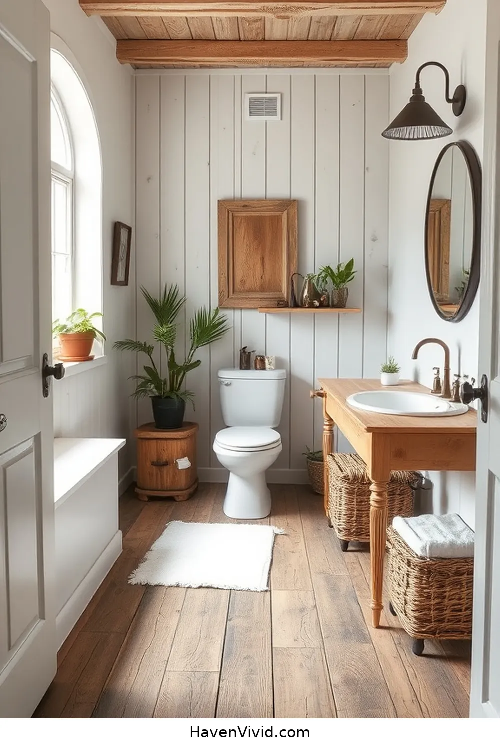 Create a Farmhouse Bathroom Aesthetic Using Recycled Wood 8 Sustainable Flooring Options With Reclaimed Wood for Create a Farmhouse Bathroom Aesthetic Using Recycled Wood
