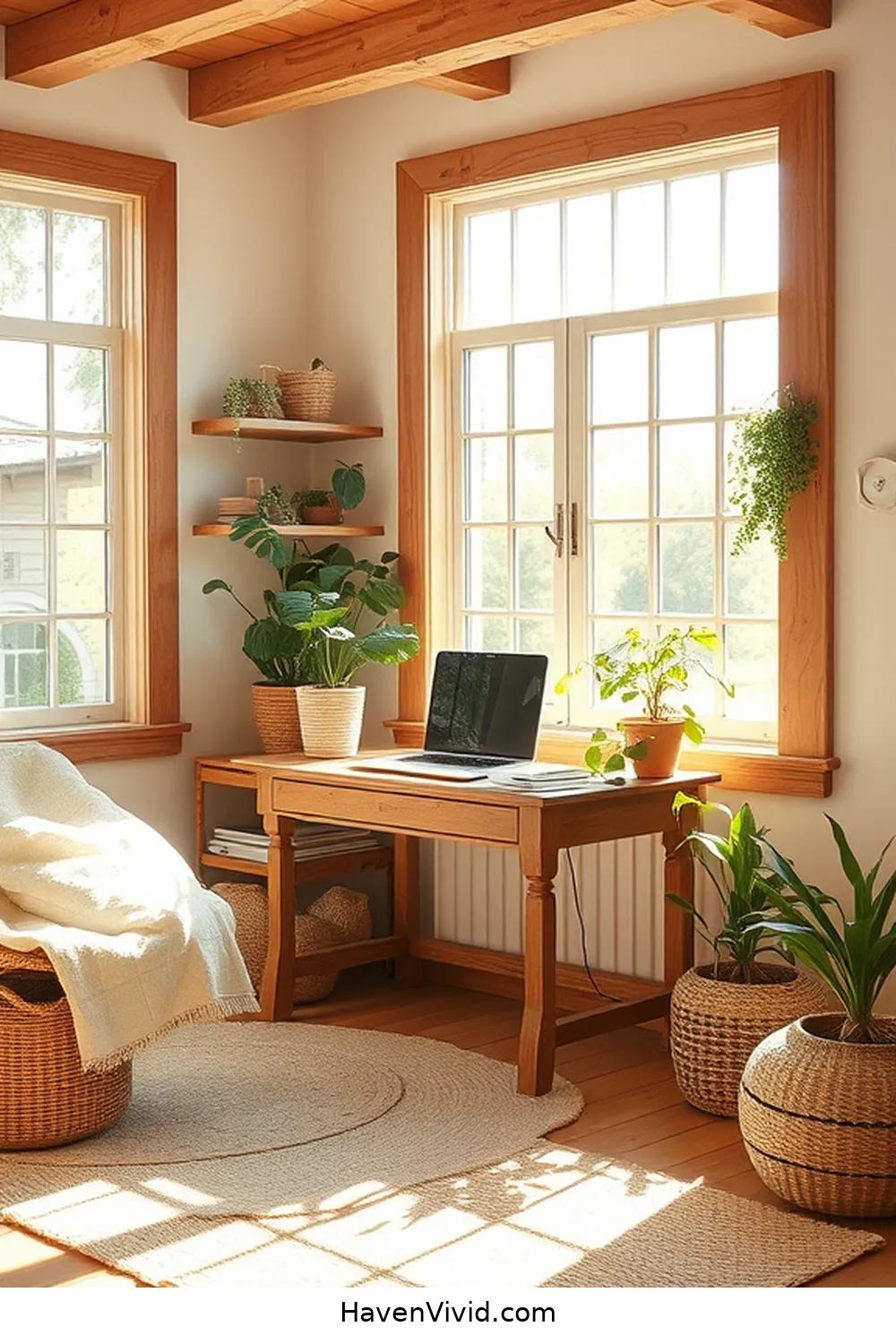 Understanding the Farmhouse Aesthetic for Create a Farmhouse Home Office Using Organic Cotton Decor