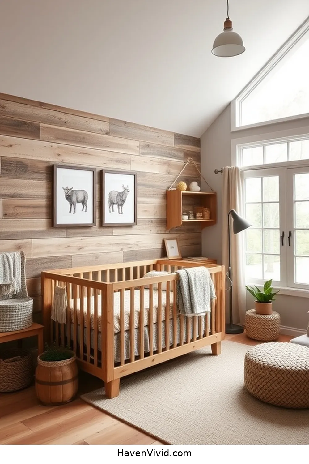 Create a Farmhouse Nursery Using Reclaimed Materials 10 Adding Farmhouse-Inspired Wall Art for Create a Farmhouse Nursery Using Reclaimed Materials
