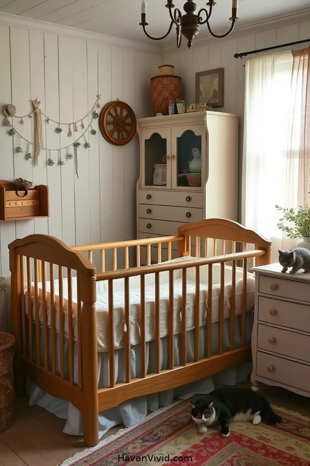Create a Farmhouse Nursery Using Reclaimed Materials 3 Finding Vintage Furniture for Your Nursery for Create a Farmhouse Nursery Using Reclaimed Materials