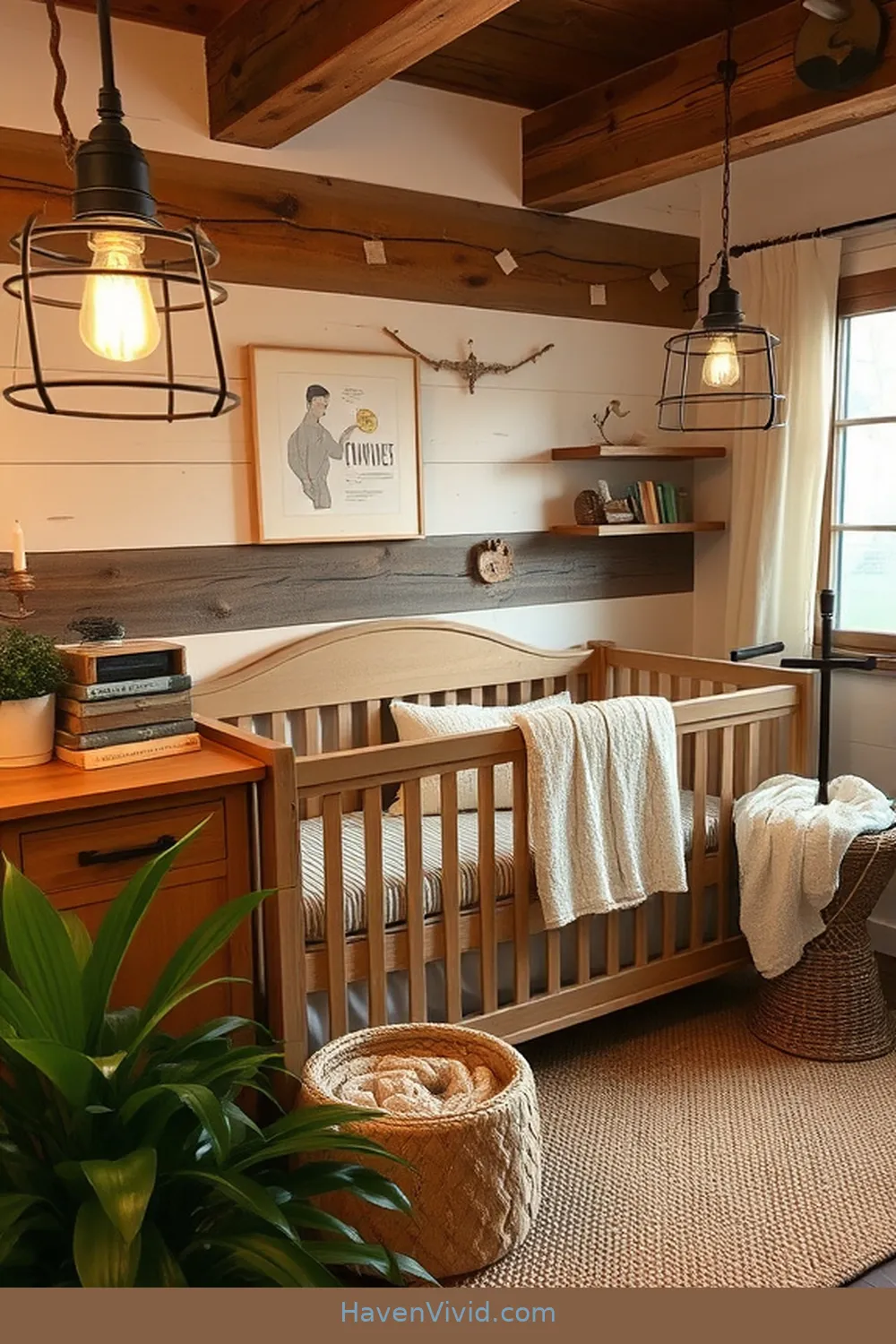 Create a Farmhouse Nursery Using Reclaimed Materials 8 Sustainable Lighting Options for Your Nursery for Create a Farmhouse Nursery Using Reclaimed Materials