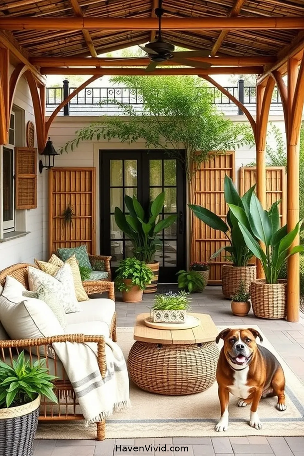 Create a Farmhouse Outdoor Patio Using Bamboo Accents 14 Bringing It All Together: a Cohesive Look With Bamboo for Create a Farmhouse Outdoor Patio Using Bamboo Accents