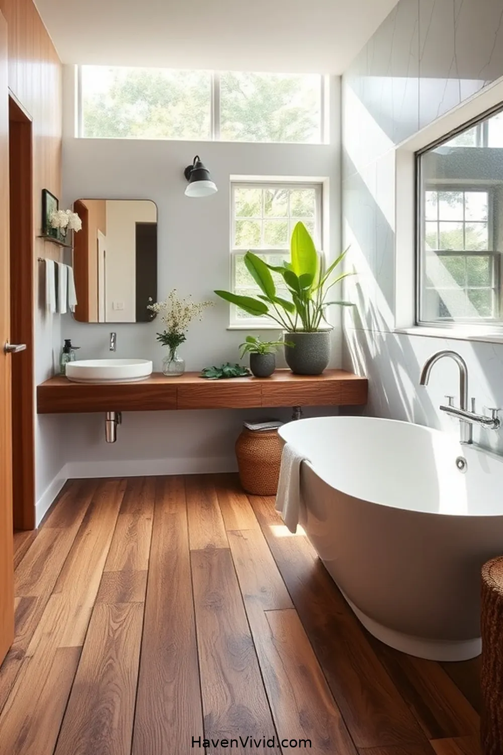 Create a Glamorous Bathroom Using Recycled Wood for a Luxurious Lifestyle 7 Sustainable Flooring Options With Reclaimed Wood for Create a Glamorous Bathroom Using Recycled Wood for a Luxurious Lifestyle