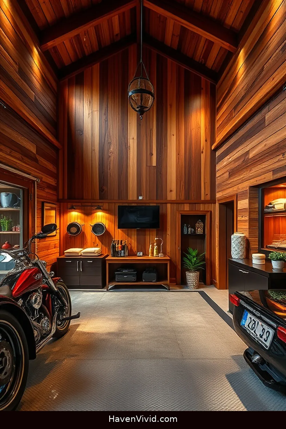 Create a Glamorous Garage Using Recycled Wood for a Stunning Lifestyle 7 Enhancing Aesthetics With Wooden Wall Features for Create a Glamorous Garage Using Recycled Wood for a Stunning Lifestyle