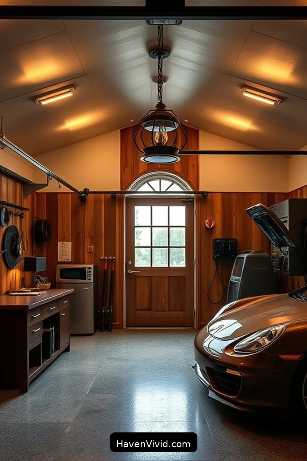 Create a Glamorous Garage Using Recycled Wood for a Stunning Lifestyle 9 Lighting Ideas to Showcase Your Reclaimed Wood Design for Create a Glamorous Garage Using Recycled Wood for a Stunning Lifestyle