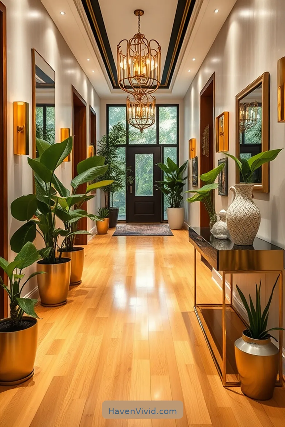 Create a Glamorous Hallway Using Bamboo Decor for a Chic Lifestyle 5 Bamboo Flooring: A Stylish Foundation for Create a Glamorous Hallway Using Bamboo Decor for a Chic Lifestyle