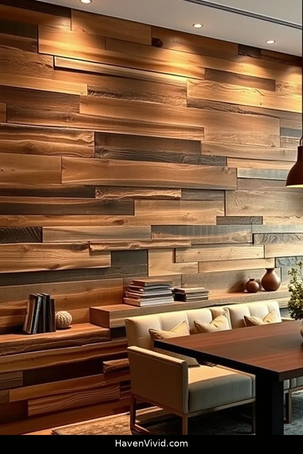 Create a Glamorous Hallway Using Recycled Wood: 3 Ways 2 Design a Stunning Feature Wall for Create a Glamorous Hallway Using Recycled Wood: 3 Ways