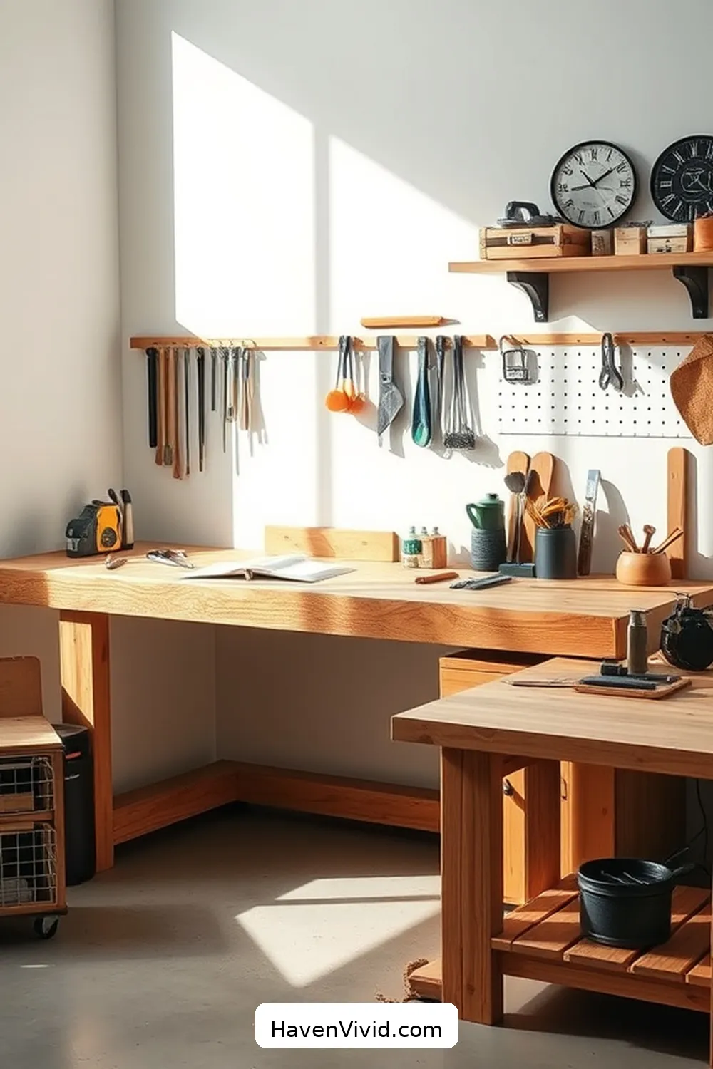 Create a Minimalist Garage Using Recycled Wood for a Sustainable Lifestyle 9 Creating a Workbench for Create a Minimalist Garage Using Recycled Wood for a Sustainable Lifestyle