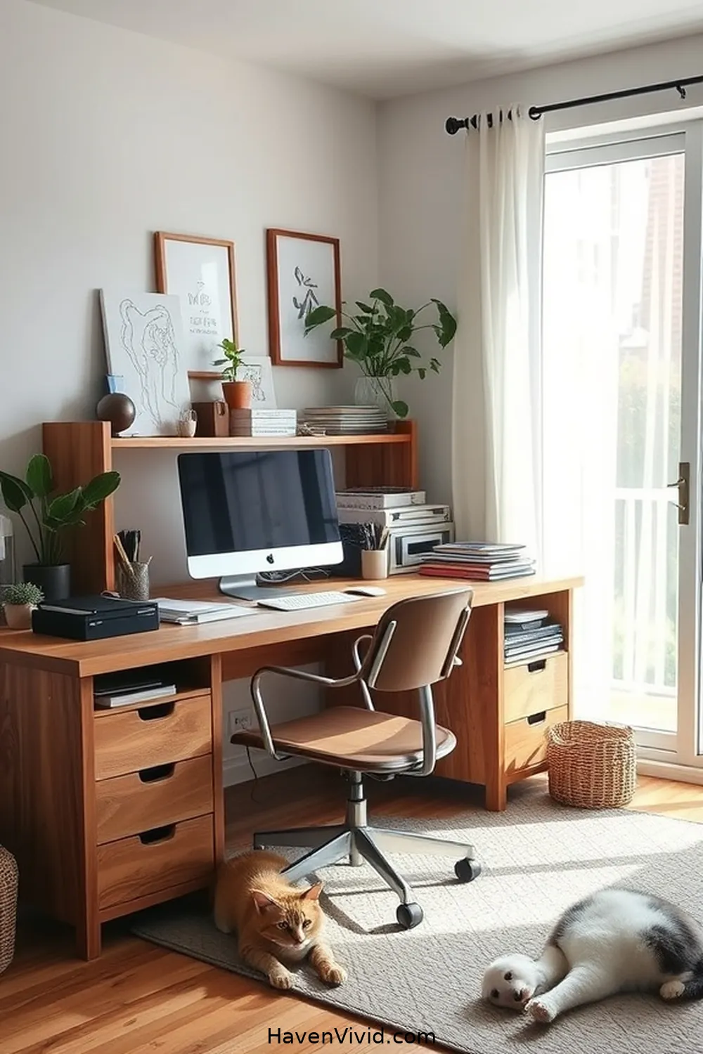 Create a Minimalist Home Office Using Recycled Wood 9 Organizing With Minimal Clutter for Create a Minimalist Home Office Using Recycled Wood