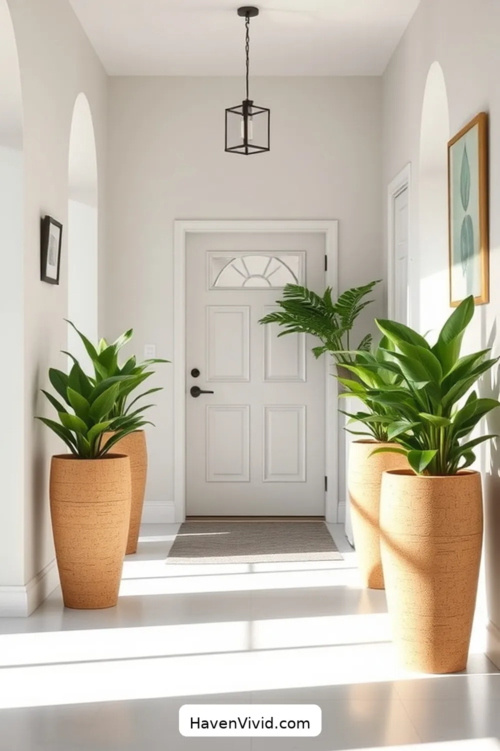 Create a Minimalist Lifestyle Entryway Using Cork in 5 Steps 6 Add Greenery With Cork Planters for a Fresh Touch for Create a Minimalist Lifestyle Entryway Using Cork in 5 Steps
