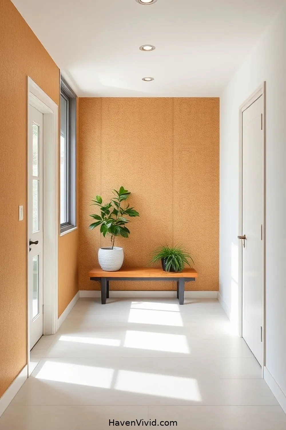 Create a Minimalist Lifestyle Entryway Using Cork in 5 Steps 3 Incorporate Cork Wall Panels for Texture for Create a Minimalist Lifestyle Entryway Using Cork in 5 Steps