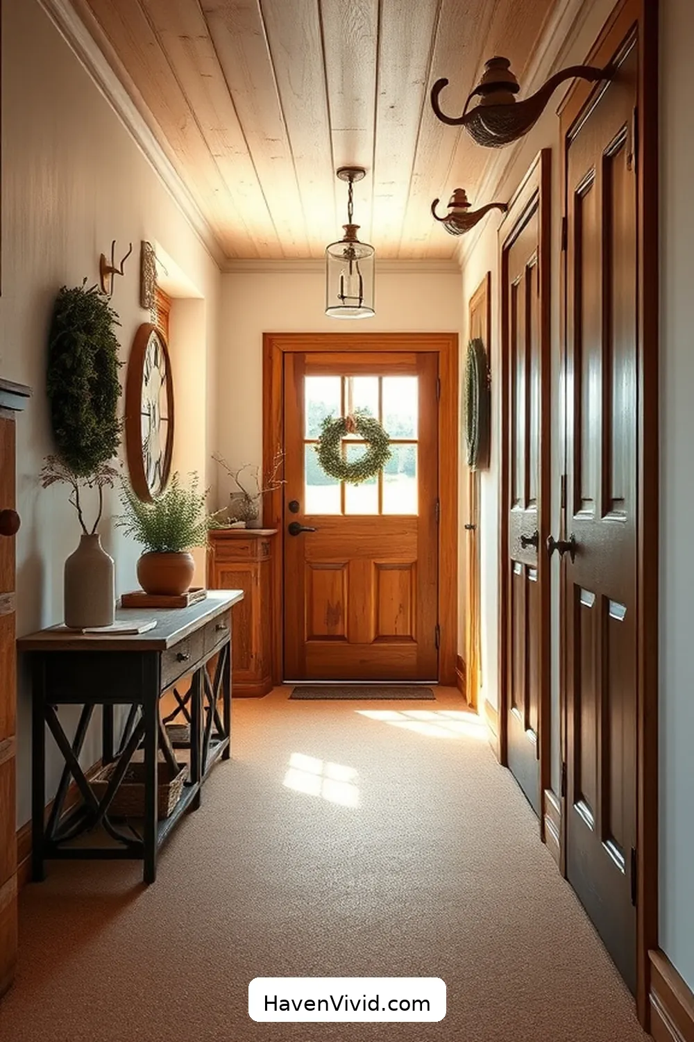 Choosing the Right Cork Flooring Style for Create a Warm Farmhouse Hallway Using Cork Flooring