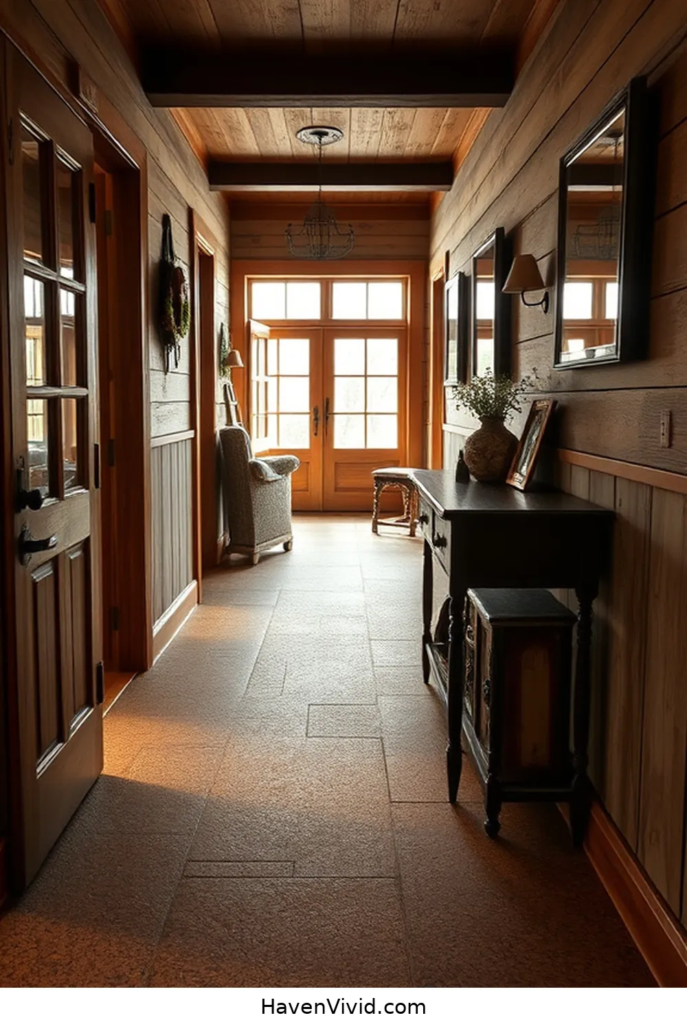 Eco-Friendly Aspects of Cork for Create a Warm Farmhouse Hallway Using Cork Flooring