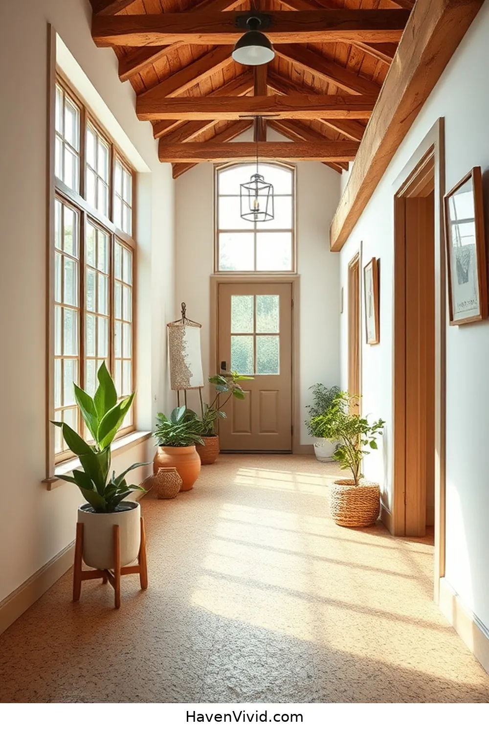 The Benefits of Cork Flooring in Farmhouse Design for Create a Warm Farmhouse Hallway Using Cork Flooring