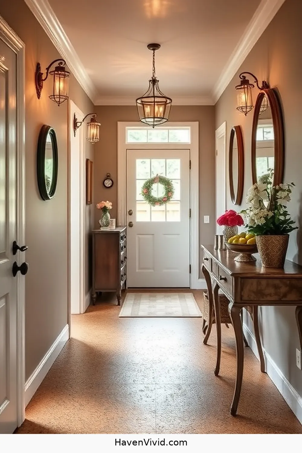 The Role of Lighting in Your Hallway Design for Create a Warm Farmhouse Hallway Using Cork Flooring