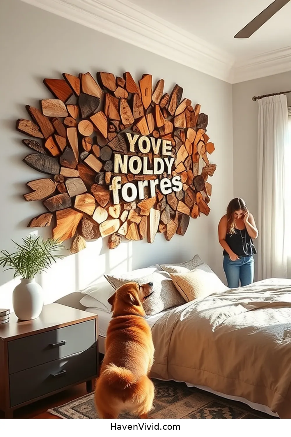 Creating Artistic Bedroom Spaces Using Recycled Wood: A How-To Guide 6 Crafting Unique Wall Art From Recycled Wood for Creating Artistic Bedroom Spaces Using Recycled Wood: A How-To Guide