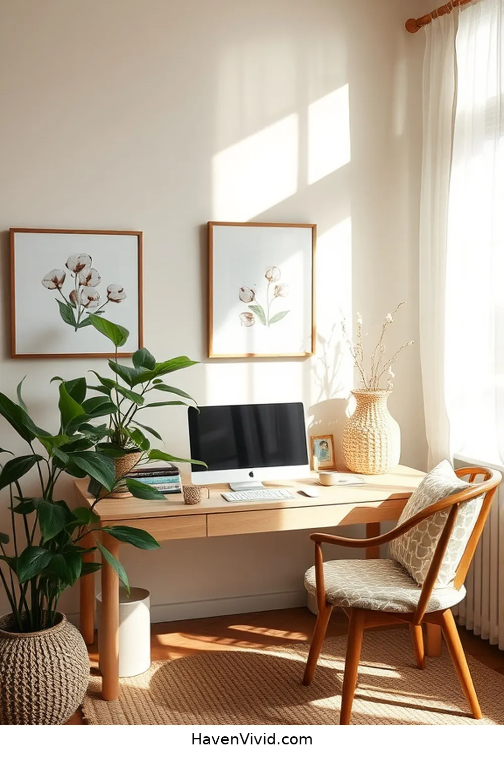 Creating Artistic Home Office Spaces Using Organic Cotton Decor 11 Lighting Options: Creating a Bright and Inviting Atmosphere for Creating Artistic Home Office Spaces Using Organic Cotton Decor