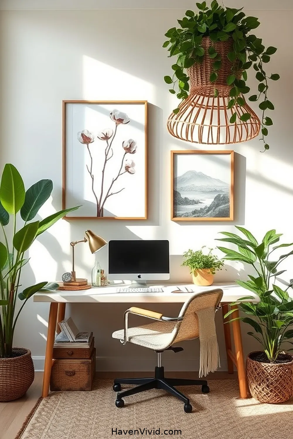 Creating Artistic Home Office Spaces Using Organic Cotton Decor 7 Wall Art and Textiles: Adding Personality to Your Space for Creating Artistic Home Office Spaces Using Organic Cotton Decor