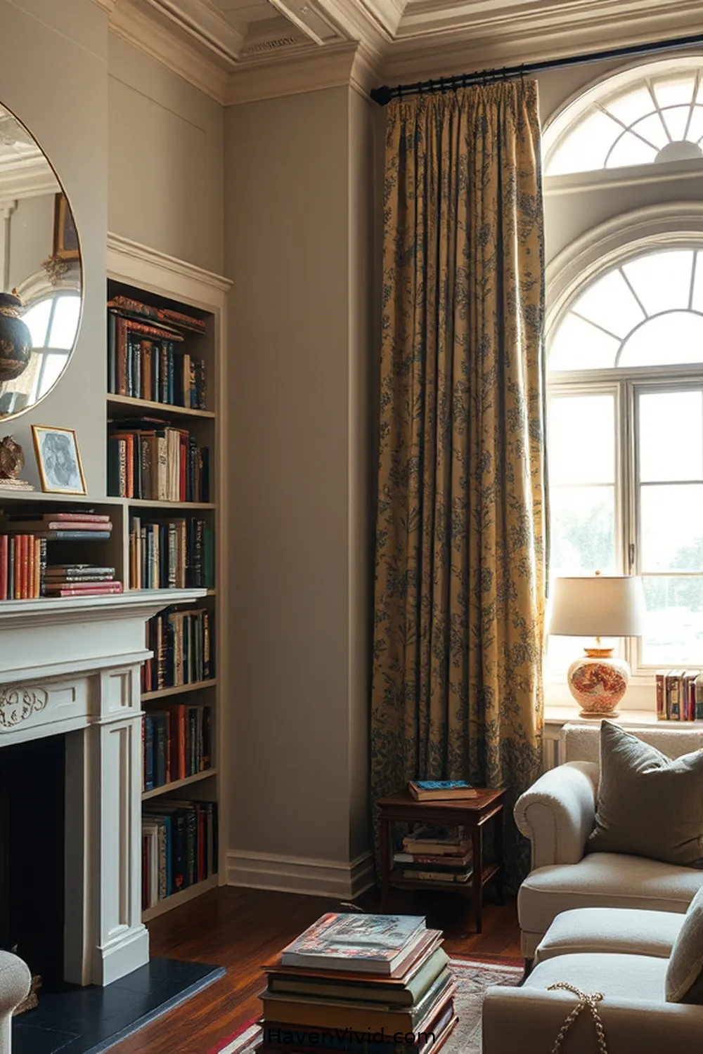 Creating a Glamorous Library Using Upcycled Fabric for a Chic Lifestyle 10 Designing Custom Curtains to Enhance Your Space for Creating a Glamorous Library Using Upcycled Fabric for a Chic Lifestyle