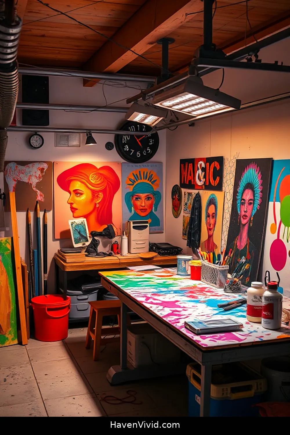 Creative Ways to Illuminate Artistic Garage Spaces Using Solar-Powered Lights 12 Highlighting Workstations With Adjustable Solar Lighting for Creative Ways to Illuminate Artistic Garage Spaces Using Solar-Powered Lights