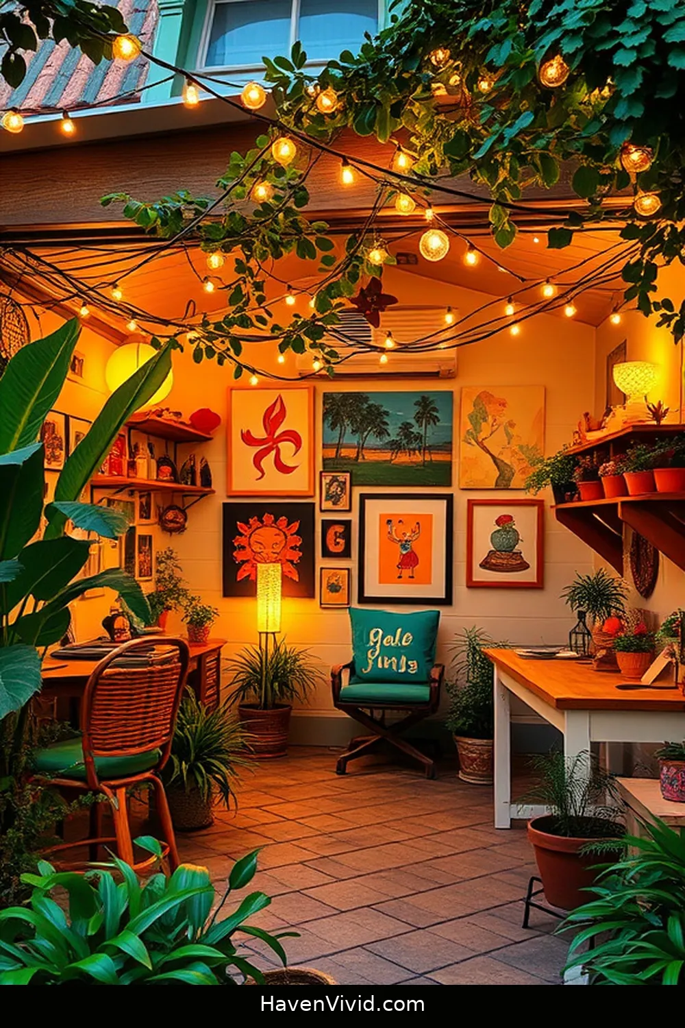 Creative Ways to Illuminate Artistic Garage Spaces Using Solar-Powered Lights 9 Incorporating Solar Fairy Lights for Whimsical Touches for Creative Ways to Illuminate Artistic Garage Spaces Using Solar-Powered Lights