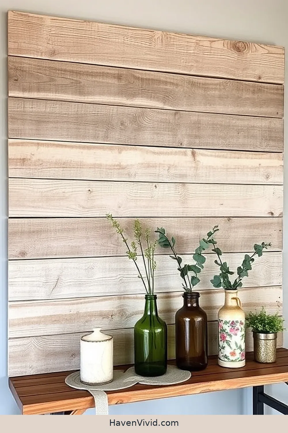 DIY Guide to Farmhouse Living in Your Entryway Using Recycled Wood 5 Creating Unique Wall Decor With Old Wood Planks for DIY Guide to Farmhouse Living in Your Entryway Using Recycled Wood