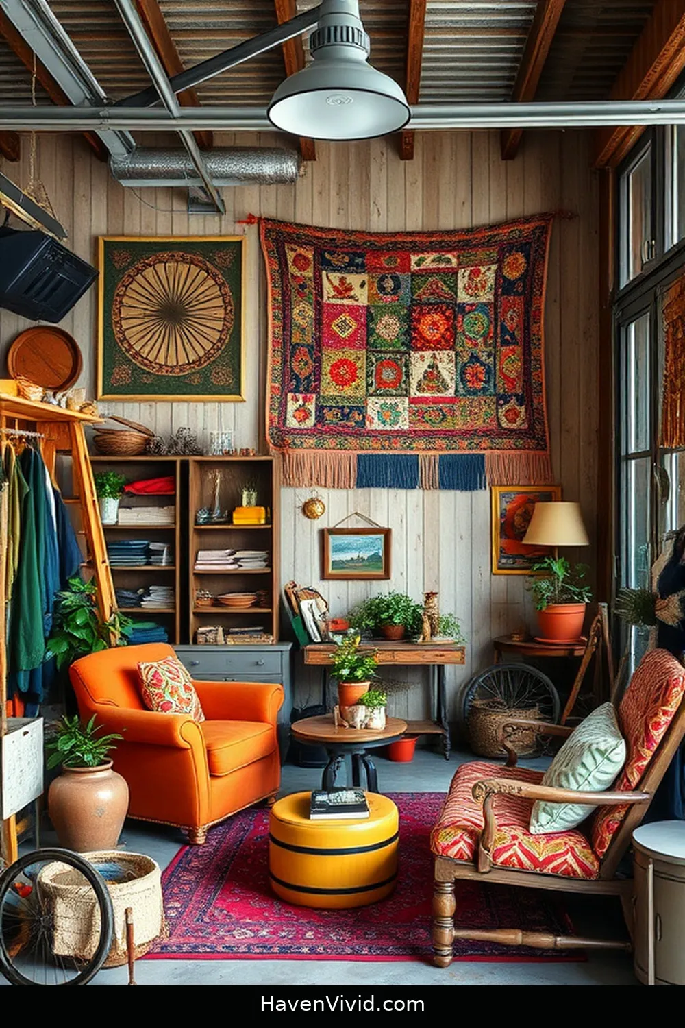 DIY Guide to Farmhouse Living in Your Garage Using Upcycled Fabric 11 Adding Personal Touches With Fabric Art for DIY Guide to Farmhouse Living in Your Garage Using Upcycled Fabric