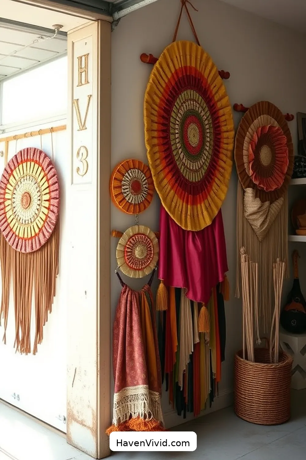 DIY Guide to Farmhouse Living in Your Garage Using Upcycled Fabric 5 Crafting Wall Hangings From Upcycled Fabric for DIY Guide to Farmhouse Living in Your Garage Using Upcycled Fabric