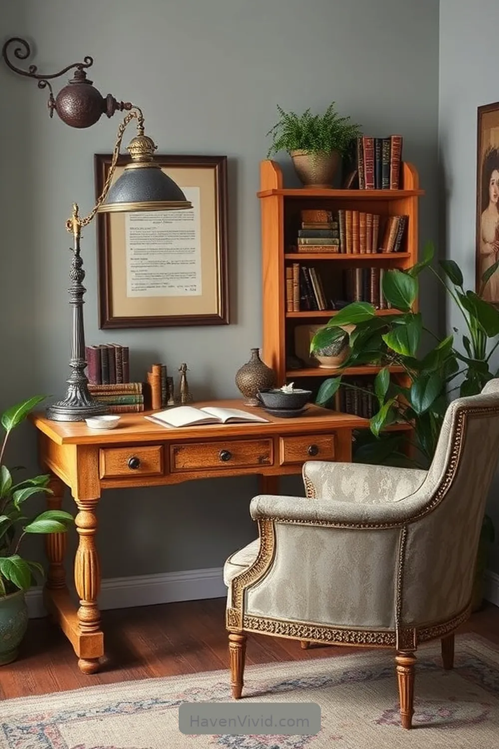 DIY Guide to Farmhouse Living in Your Home Office Using Reclaimed Materials 13 Accessorizing With Vintage Finds for DIY Guide to Farmhouse Living in Your Home Office Using Reclaimed Materials