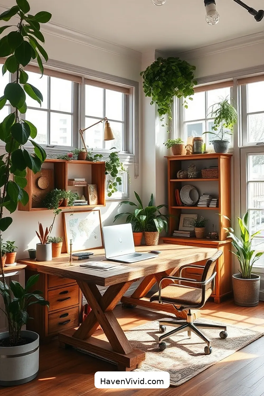 DIY Guide to Farmhouse Living in Your Home Office Using Reclaimed Materials 10 Adding Natural Elements and Greenery for DIY Guide to Farmhouse Living in Your Home Office Using Reclaimed Materials