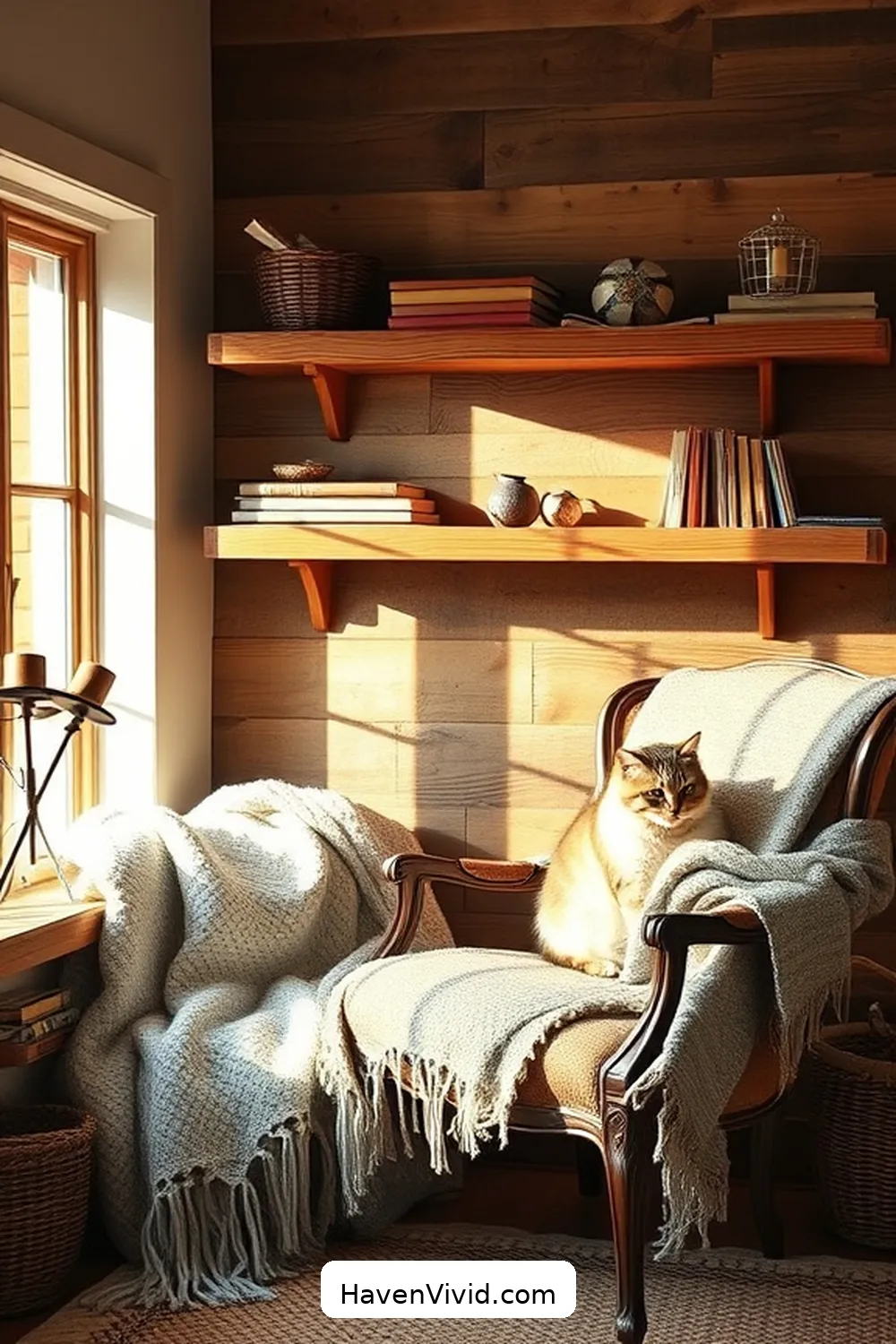 DIY Guide to Farmhouse Living in Your Home Office Using Reclaimed Materials 9 Creating a Cozy Reading Nook for DIY Guide to Farmhouse Living in Your Home Office Using Reclaimed Materials