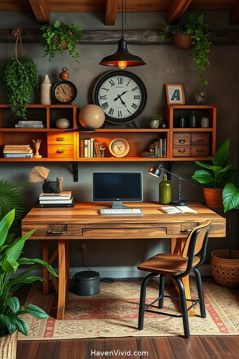 DIY Guide to Farmhouse Living in Your Home Office Using Reclaimed Materials 7 DIY Reclaimed Wood Desk Project for DIY Guide to Farmhouse Living in Your Home Office Using Reclaimed Materials