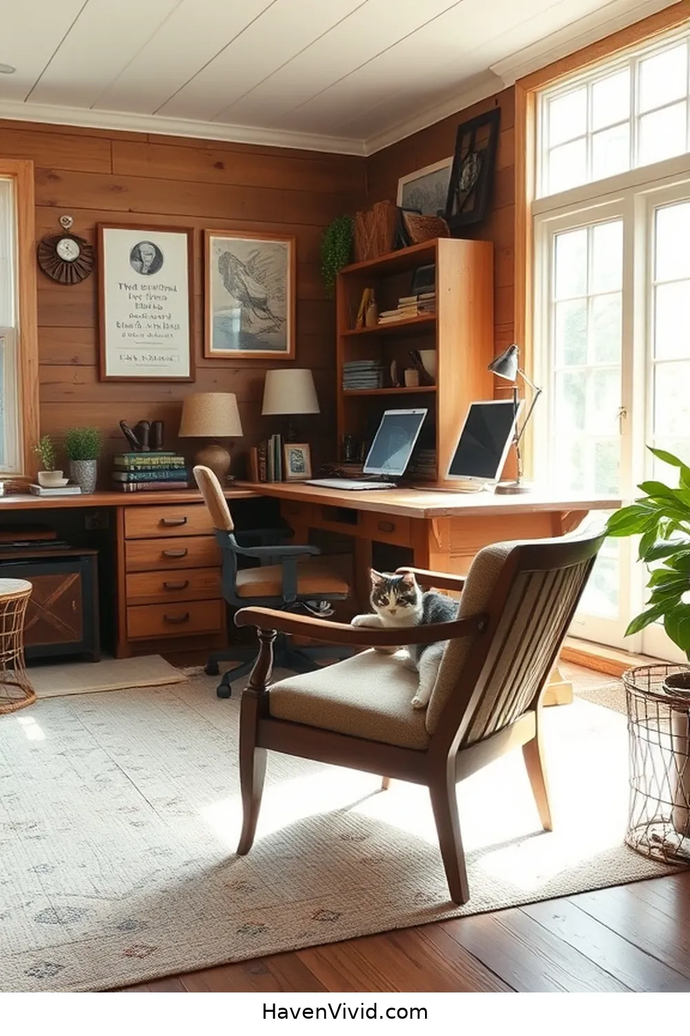 DIY Guide to Farmhouse Living in Your Home Office Using Reclaimed Materials 6 Designing a Layout That Works for DIY Guide to Farmhouse Living in Your Home Office Using Reclaimed Materials