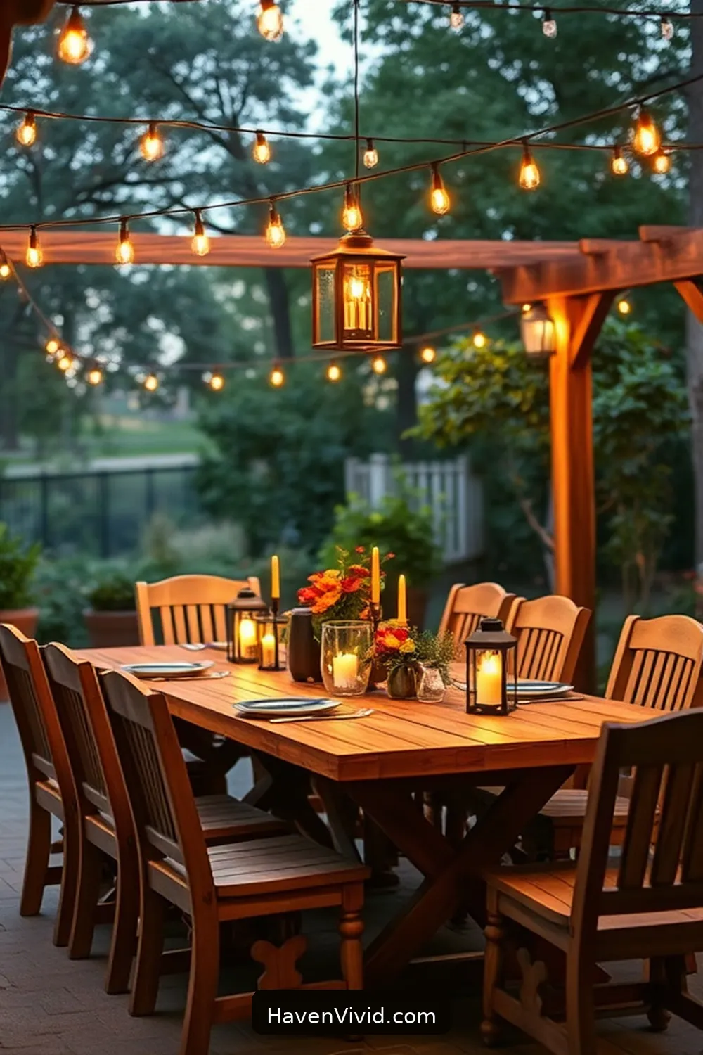 Design Ideas for Farmhouse Living on an Outdoor Patio Using Solar-Powered Lights 12 Enhance Outdoor Dining With Tabletop Solar Lights for Design Ideas for Farmhouse Living on an Outdoor Patio Using Solar-Powered Lights