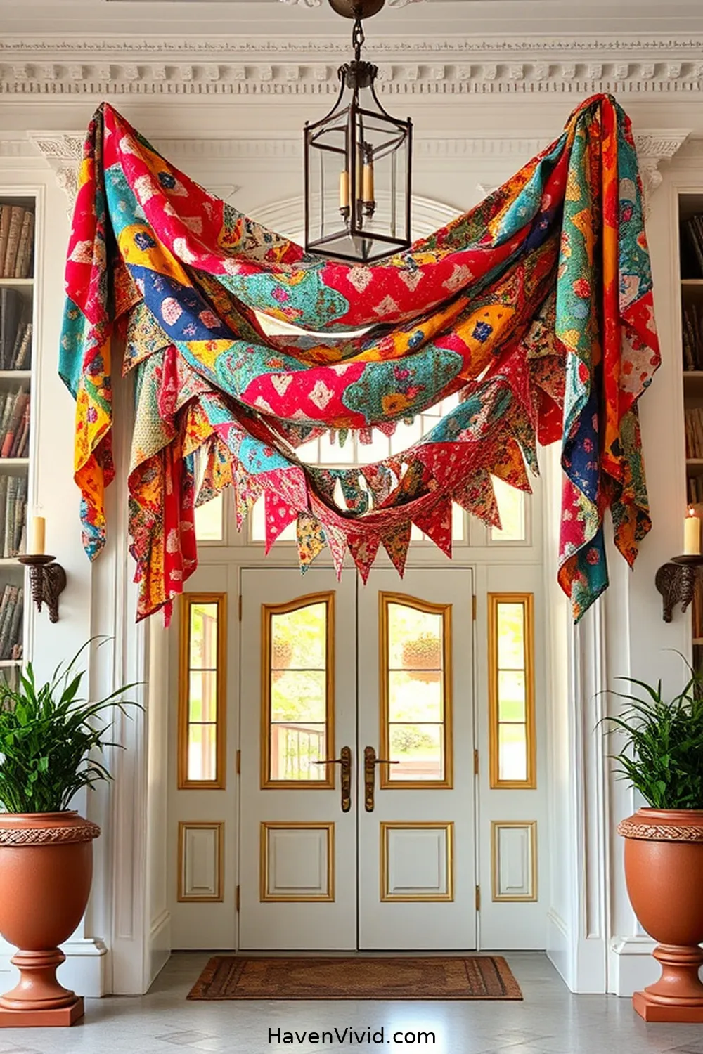 Designing Artistic Spaces in Your Entryway Using Upcycled Fabric 10 Upcycled Fabric Banners and Garlands for Festive Flair for Designing Artistic Spaces in Your Entryway Using Upcycled Fabric