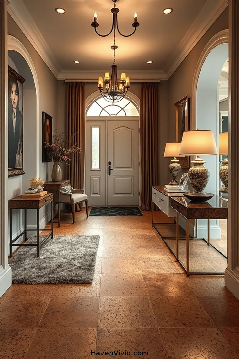 Designing a Glamorous Lifestyle Entryway Using Cork Materials 3 Cork Flooring: A Luxurious Foundation for Designing a Glamorous Lifestyle Entryway Using Cork Materials