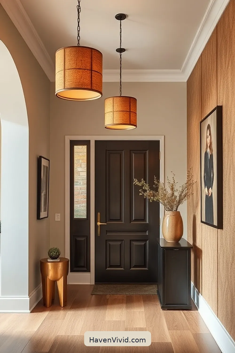 Designing a Glamorous Lifestyle Entryway Using Cork Materials 6 Incorporating Cork Into Lighting Design for Designing a Glamorous Lifestyle Entryway Using Cork Materials