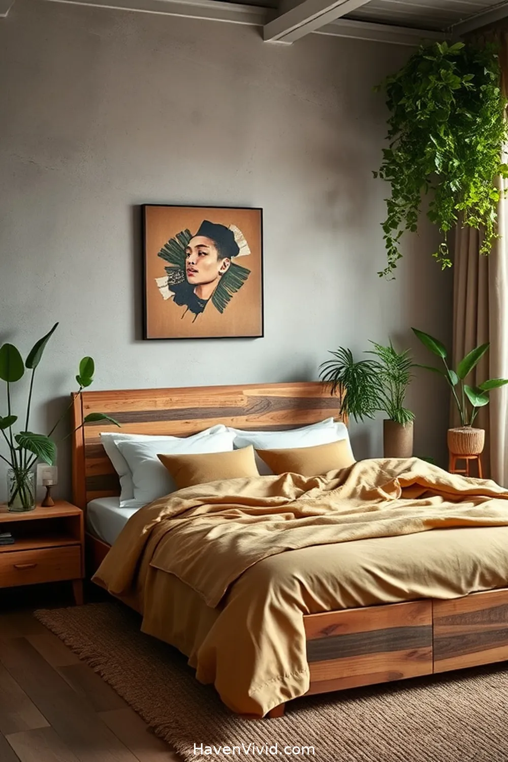 Designing an Urban Bedroom Using Recycled Wood 10 Sustainable Decor: Complementing Wood With Eco-Friendly Fabrics for Designing an Urban Bedroom Using Recycled Wood