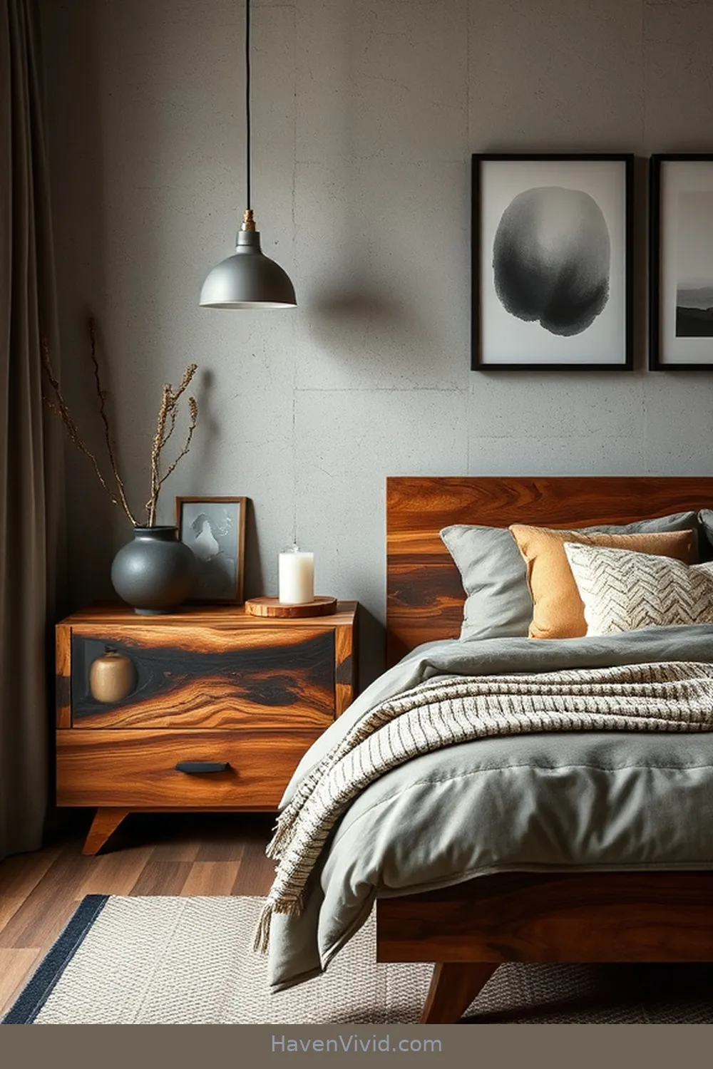 Designing an Urban Bedroom Using Recycled Wood 5 Transforming Nightstands With Salvaged Wood for Designing an Urban Bedroom Using Recycled Wood