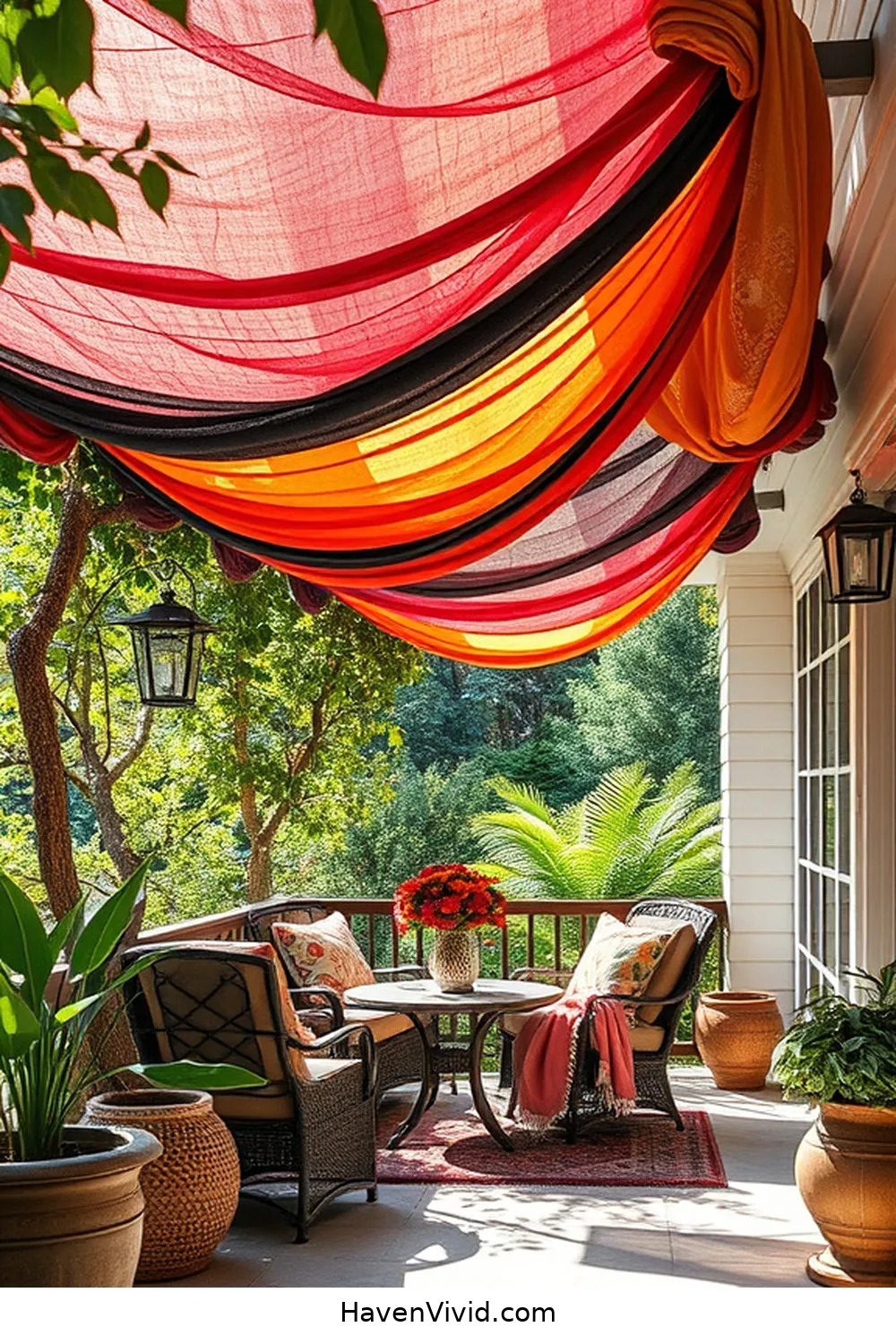 Eco-Friendly Urban Living: Using Upcycled Fabric for Stylish Outdoor Patios 5 DIY Draping: Fabric Canopies and Curtains for a Cozy Atmosphere for Eco-Friendly Urban Living: Using Upcycled Fabric for Stylish Outdoor Patios