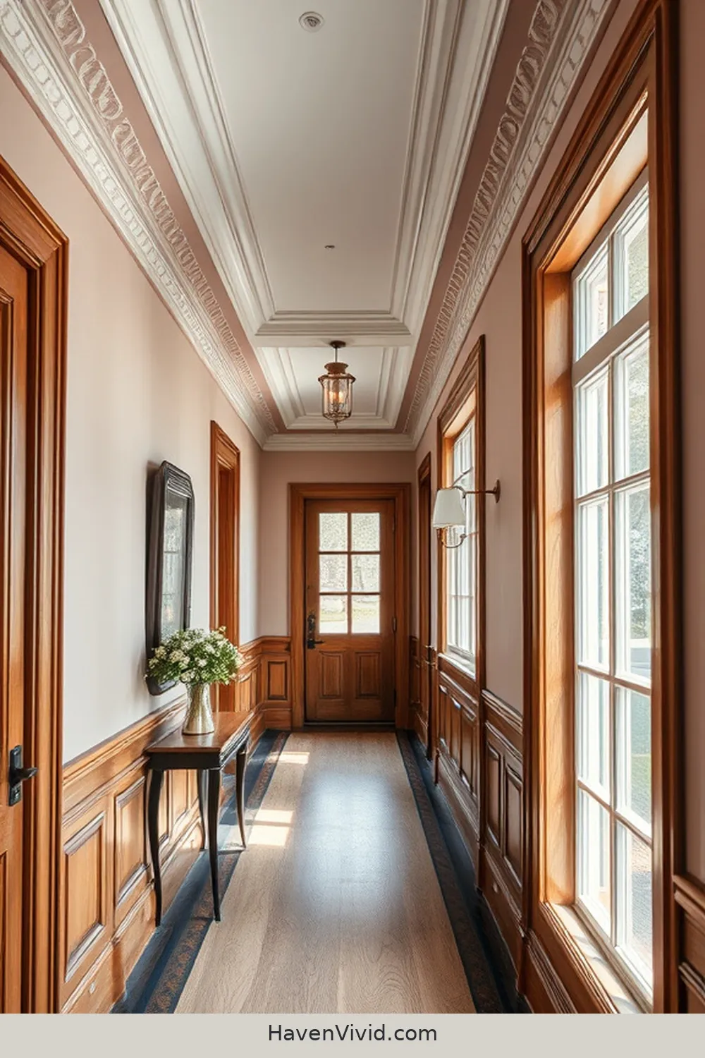Elegant Hallway Designs Using Reclaimed Materials for a Glamorous Lifestyle 8 Decorative Molding: Adding Architectural Interest for Elegant Hallway Designs Using Reclaimed Materials for a Glamorous Lifestyle