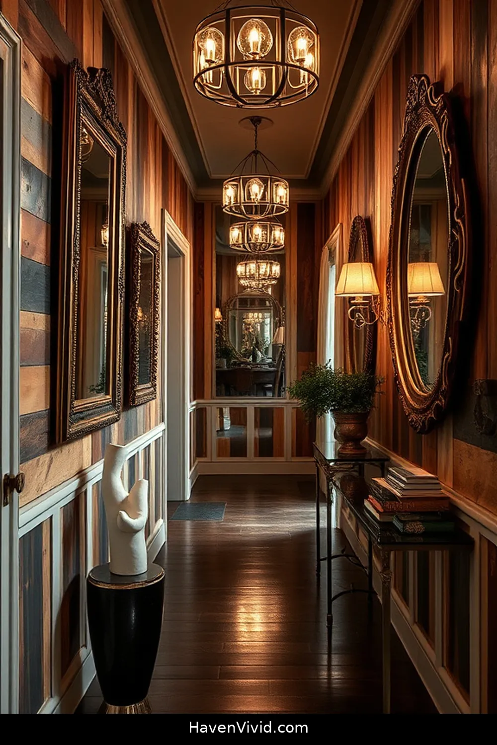 Elegant Hallway Designs Using Reclaimed Materials for a Glamorous Lifestyle 14 Personalizing Your Hallway With Unique Finds for Elegant Hallway Designs Using Reclaimed Materials for a Glamorous Lifestyle